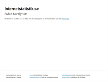 Tablet Screenshot of internetstatistik.se